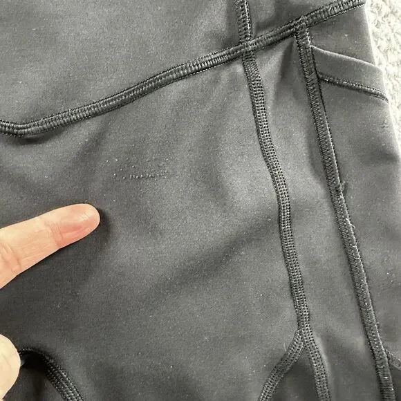 Lululemon Leggings‎ Womens 6 Black All The Right Places High-Rise Crop Training